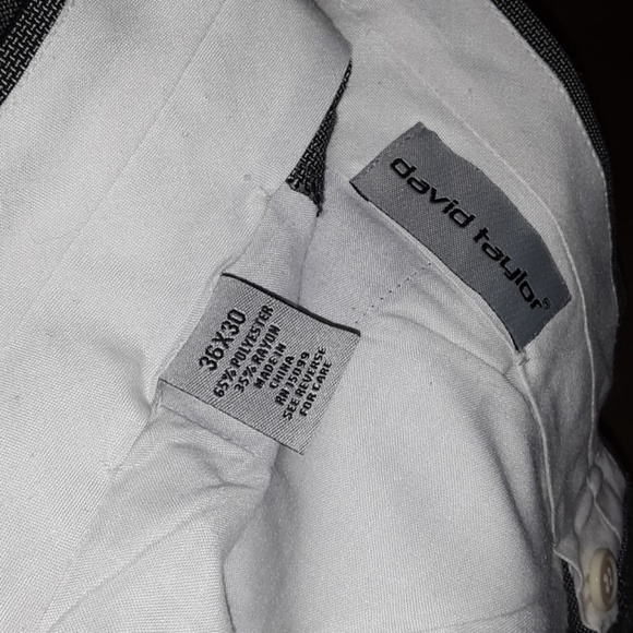 Mens Pleated Houndstooth Checkered T - Picture 5 of 5